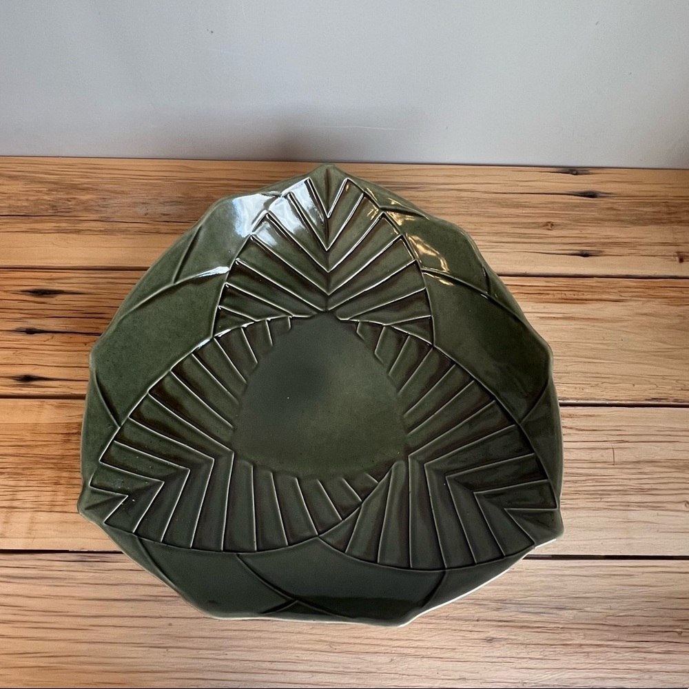 Vintage Royal Haeger Leaf Console Bowl